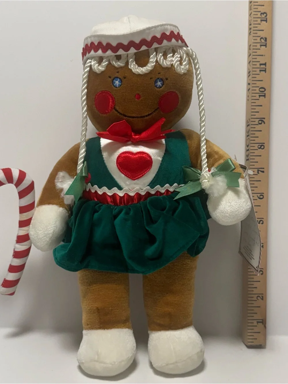 vintage 1990 Commonwealth Target Christmas gingerbread girl plush doll
